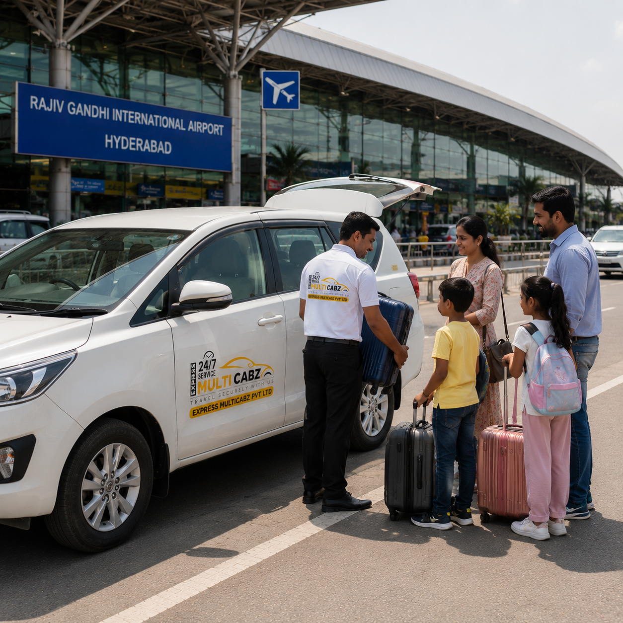247 Hyderabad airport taxi fleet