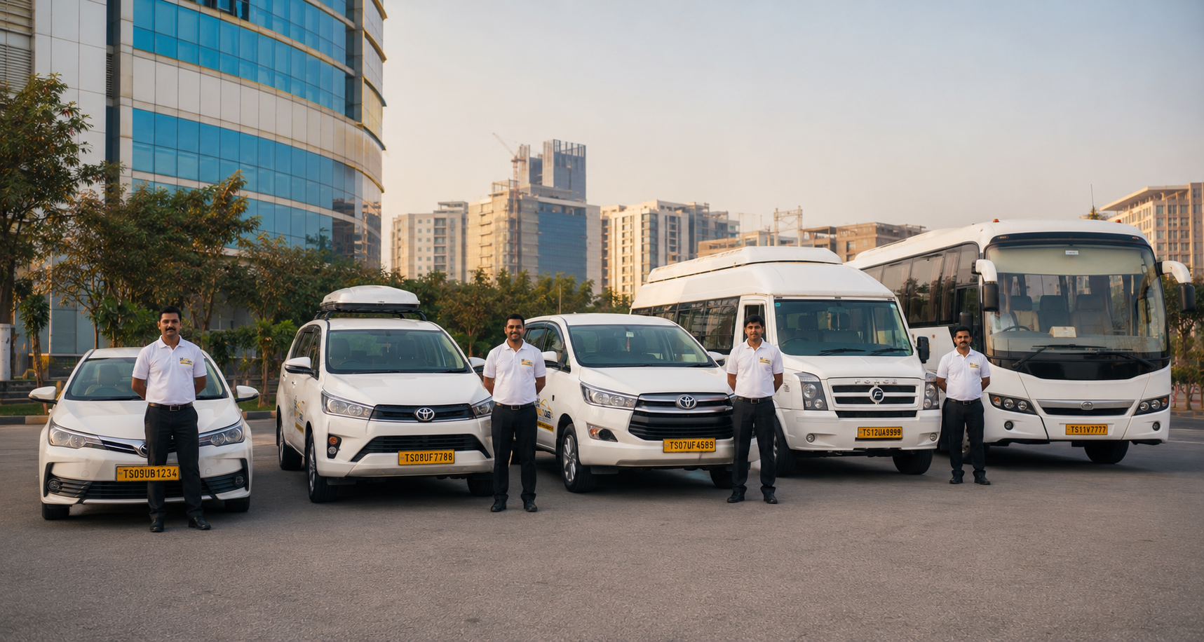 Outstation cabs Services fleet