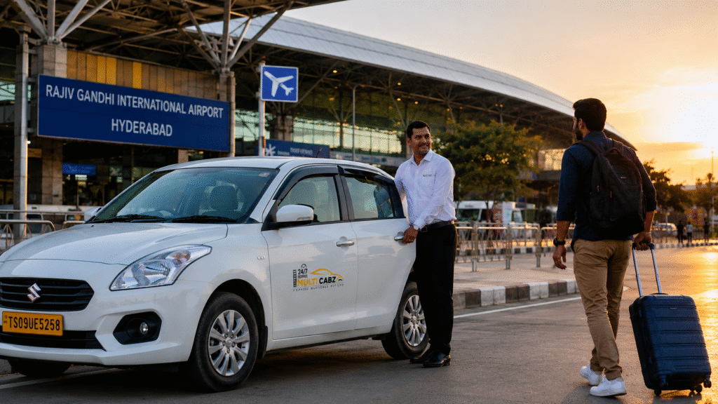 airport pickup and drop service Hyderabad